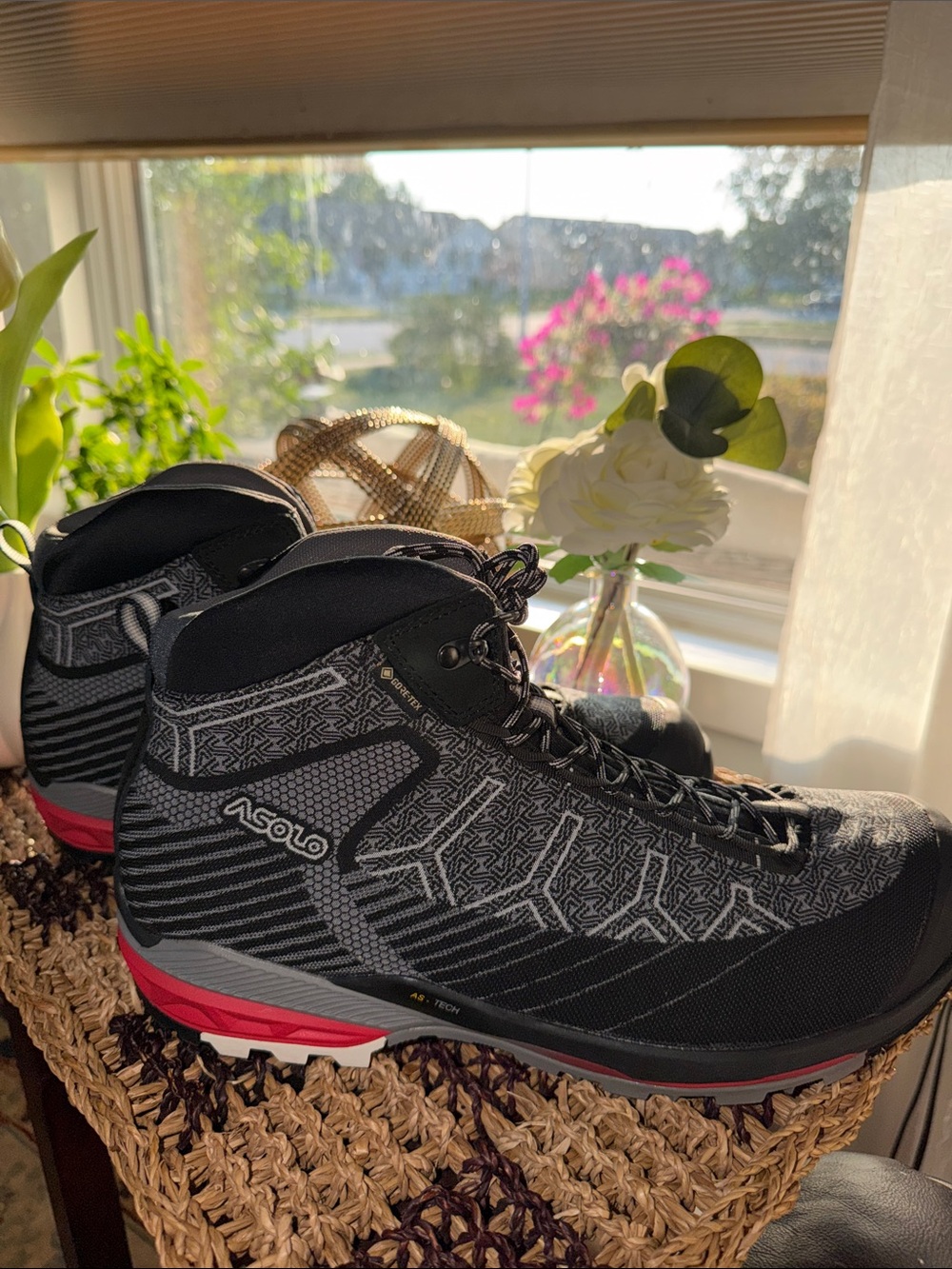 NEW Asolo Falcon Evo Jacquard GV Gore-Tex Hiking Boots Men's 10.5 Vibram Waterpr - Picture 9 of 10